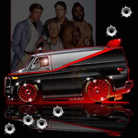 Ya Ll PITY DA FOO With This A TEAM Van Fireballtim Etsy Ateamvan