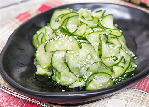 La Recette Facile De Salade De Concombre La Japonaise