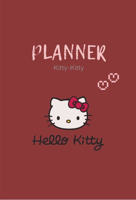 Planner Hello Kitty Sanrio Hello Kitty Book Planner Hello Kitty