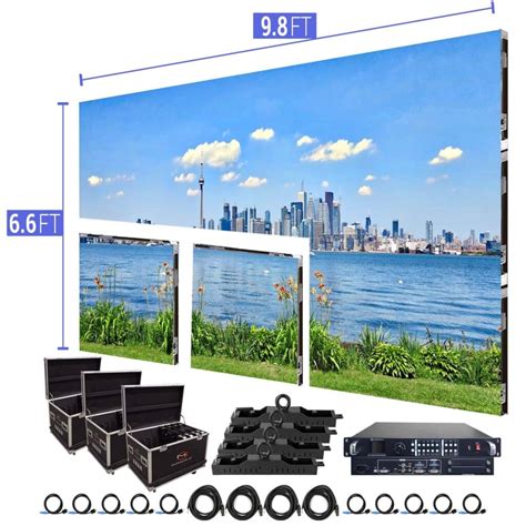 Led Video Wall Screen 98′ X 66′ P391mm Indoor Turn Key Led Nation