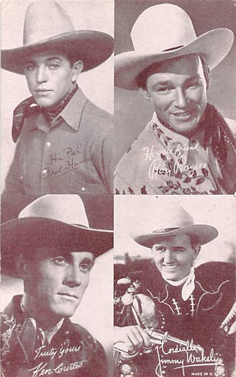 Fred Humes, Roy Rogers, Jimmy Wakely, Ken Curtis Western Actor Mutoscope | OldPostcards.com