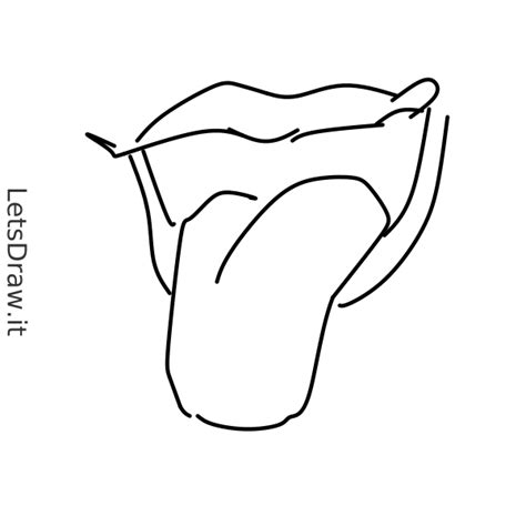 how to draw tongues