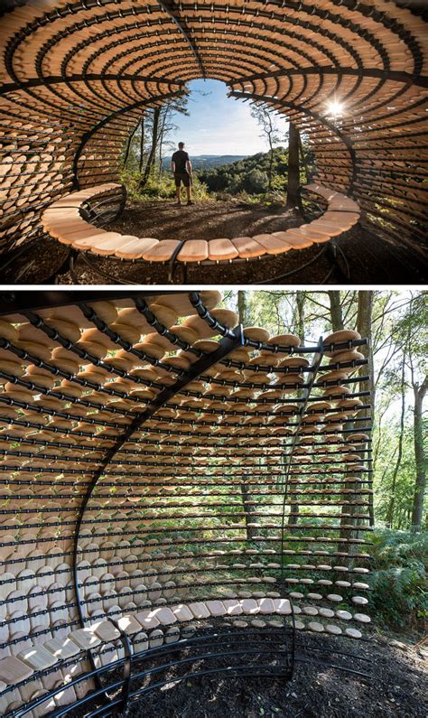 This Sculptural Shelter Is A Place To Enjoy Quiet And Restful Contemplation