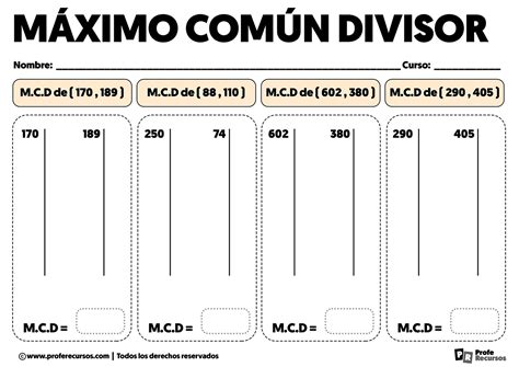 Como Calcular Maximo Comun Divisor - Infoupdate.org
