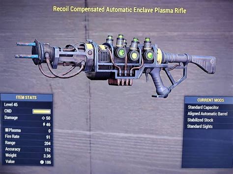 Enclave Plasma Rifle With Aligned Automatic Barrel Fallout 76 Etsy