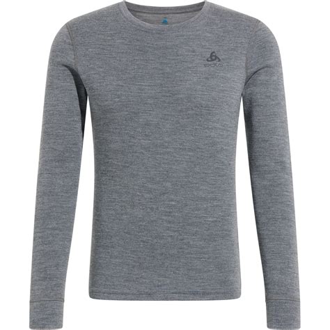 Odlo Maglia Intima Maniche Lunghe Uomo Natural Merino Crew Neck