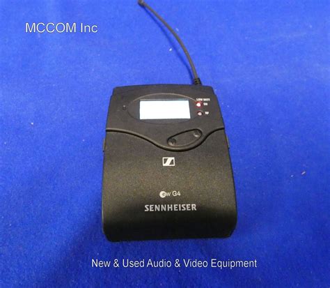 Sennheiser EK 100 G4 Bodypack Receiver Freq 516-558MHz | eBay