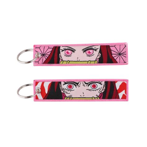 Chaveiro Bordado Nezuko Kamado Demon Slayer Shopee Brasil