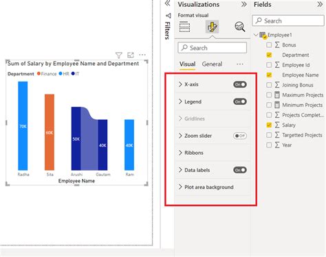 Power Bi Format Ribbon Chart Geeksforgeeks