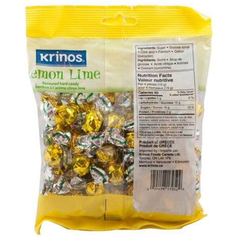 Krinos Lemon Lime Candy - Euro Fine Foods