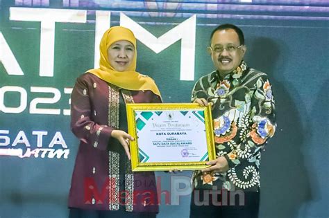 Surabaya Terbaik Ke Dalam Sata Award Provinsi Jatim Media