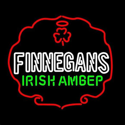 Finnegans Green Logo Beer Sign Neon Sign ️ ®