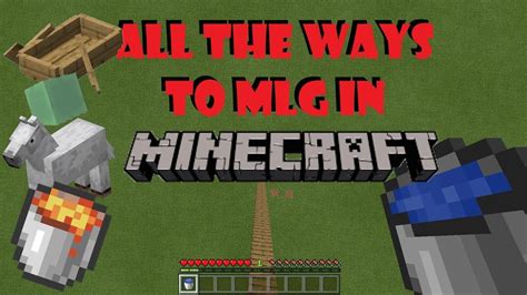 All The Mlg S In Minecraft That I Can Think Of YouTube