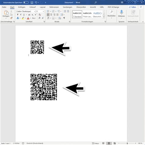 how to create a qr code in word