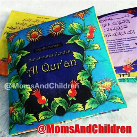 Jual SURAT SURAT PENDEK AL QUR AN Softbook Buku Bantal Kain Mainan