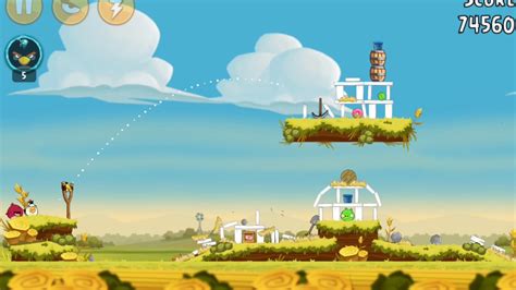 Angry Birds Piggy Farm Level Three Star Walkthrough Youtube