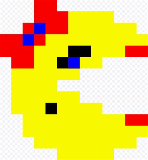 Pacman Pixel Art Template