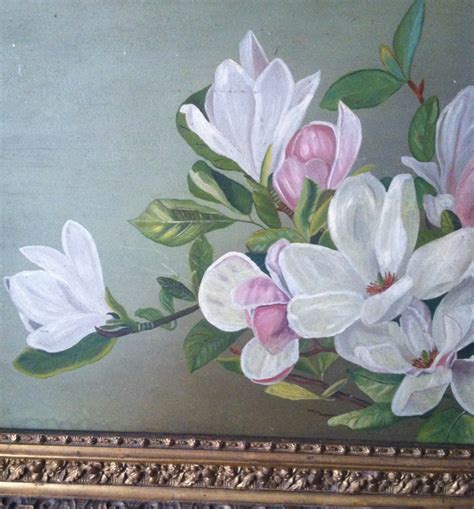 Beautiful Magnolia Oil Painting.. | Antiques Board