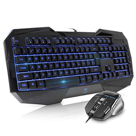 Beastron Gaming Keyboard And Mouse Combo LED 104 Keys USB Ergonomic