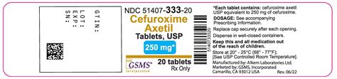 NDC 51407 333 Cefuroxime Axetil Tablet Film Coated Oral