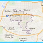 Where is West Covina? - West Covina Map - Map of West Covina ...