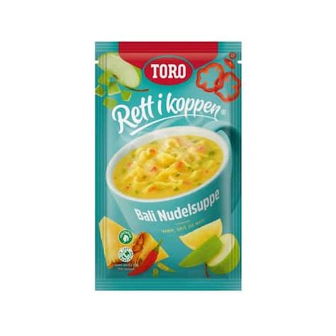 Nudelsuppe Bali Toro Rett I Koppen Lyreco