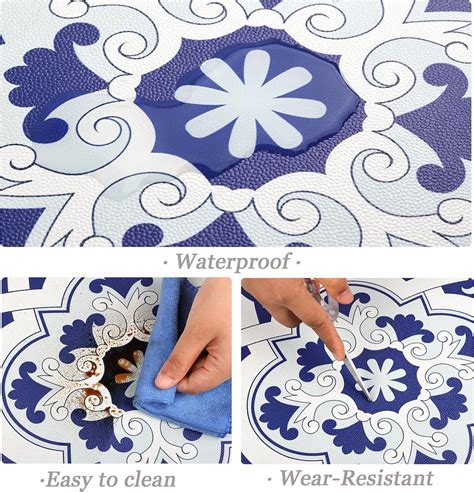 Dureidos Azulejos De Suelo Para Despegar Y Pegar Impermeables Para