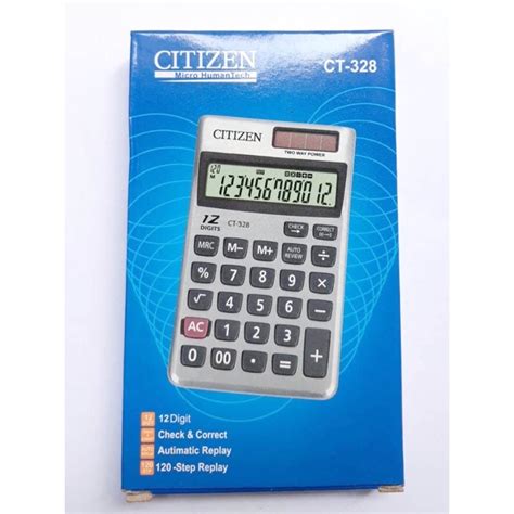 Jual Kalkulator Citizen Ct Kalkulator Digit Check And