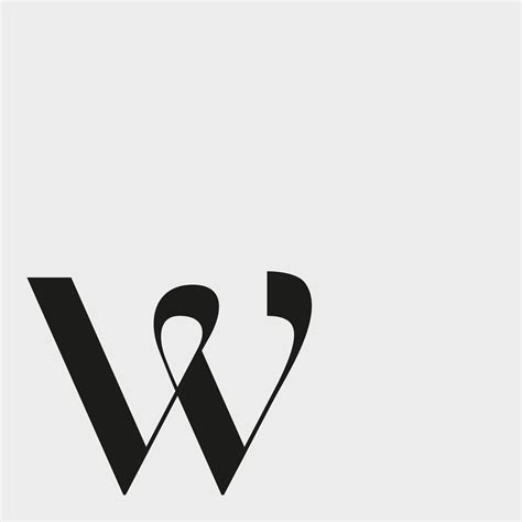 Letter W Working On A Font Typography Font Design Logo Lettering