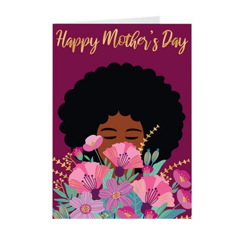 African American Mothers Day Cards Black Stationery