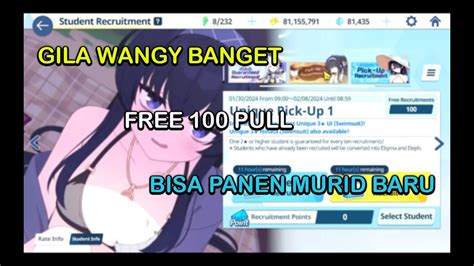 Gas Kita Gacha Brutal 100x Di Banner Summer Ui Blue Archive Indonesia