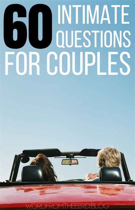 Spice Up Your Marriage 60 Intimacy Questions And Prompts For A Better