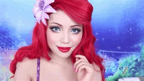 The Little Mermaid Makeup Tutorial Disney Princess Ariel Hair Faschingskostüme Fasching