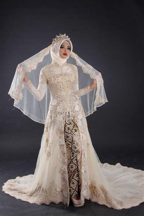 Kebaya Pernikahan Modern Muslim