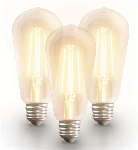 Hoftronic Smart Set Van 3 Smart E27 Led Filament Lampen Edison Vorm