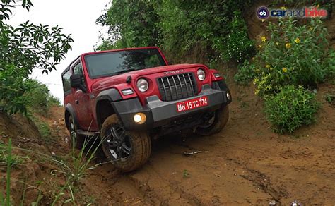 New Mahindra Thar Review; SUV Tested Off-Road Too - carandbike