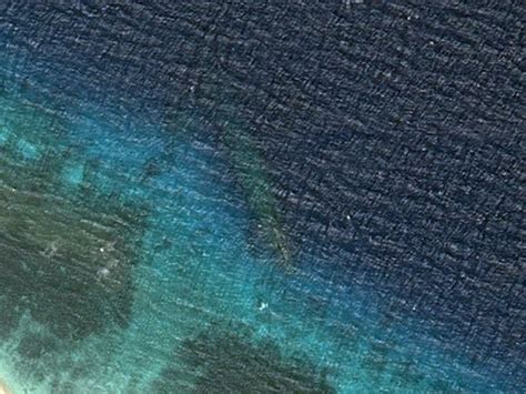 Pacific Wrecks Satellite View Of Prinz Eugen Capsized On Enubuj Reef