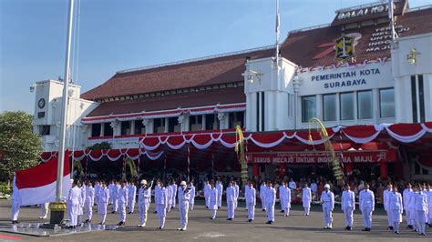 Paskibraka Surabaya Usai Tugas Nantikan Seleksi Tahun