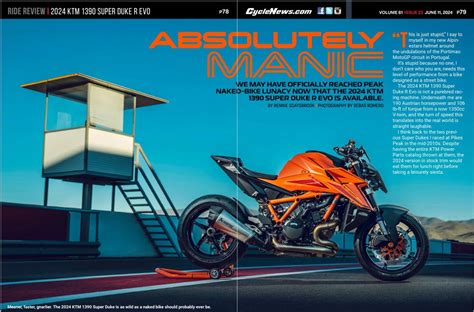 2024 Ktm 1390 Super Duke R Evo Review Cycle News