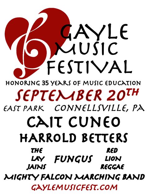 Tickets for Gayle Music Festival in Connellsville from ShowClix