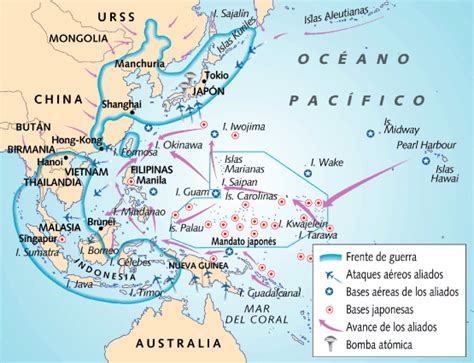 Historia Mapa De La 2º Guerra Mundial