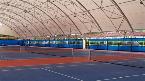 Booking Lapangan Three Tennis Courts Semi Outdoor 1 2 3 British