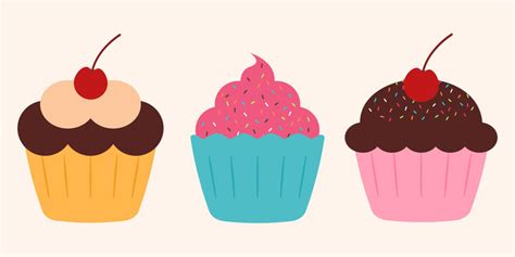 Free Cupcakes Clipart