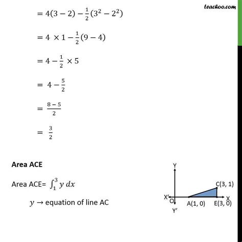 Question 7 Using Integration Find Area Bounded By Triangle 1 0