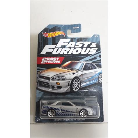 Hot Wheels Fast And Furious Nissan Skyline GTR R Shopee Singapore