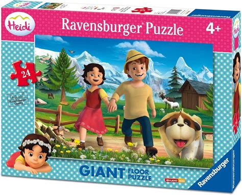 Ravensburger Heidi Puzzle Pezzi Giant Floor Amazon It