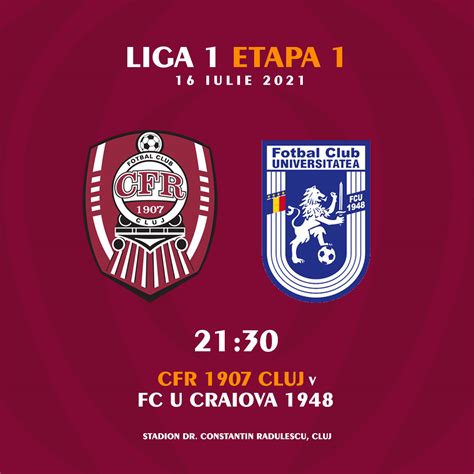 Cfr Bilete Pentru Meciul Cfr Cluj Fc U Craiova