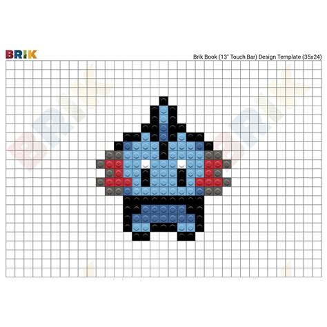 Pokemon Mudkip Pixel Art