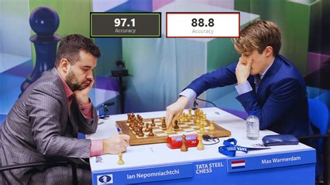 Max Warmerdam Vs Ian Nepomniachtchi I Tata Steel Chess 2024 I Round 1