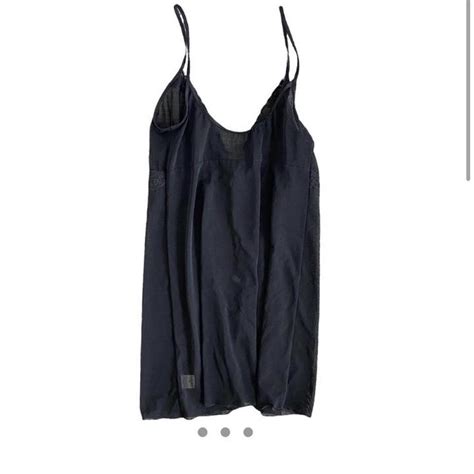 Vintage Y2K Sheer Black Lingerie Slip Dress With A Depop